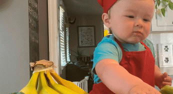 ¡UN BEBÉ CHEF DE UN AÑO DE EDAD ES VIRAL Y ES MUY ADORABLE!