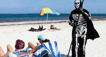LA PARCA ACECHA A TURISTAS EN LAS PLAYAS
