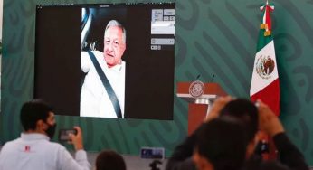 NO PUEDO SOMETERME A CHANTAJES: AMLO AL DAR LA “MAÑANERA” DESDE CAMIONETA