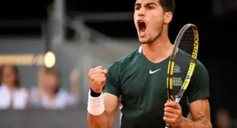 DJOKOVIC AUMENTA LA PRESIÓN SOBRE EL NÚMERO UNO DE ALCARAZ.
