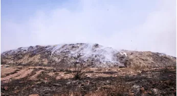 SUPUESTA EXPLOSIÓN DE BATERÍAS PROVOCÓ EL INCENDIO DEL BASURÓN MUNICIPAL DE MAZATLÁN