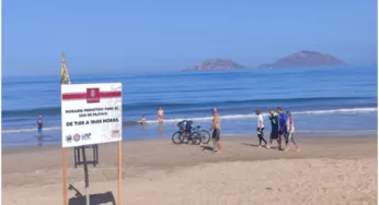 ACTIVIDADES DE PLAYA EN MAZATLÁN VUELVEN A LA NORMALIDAD