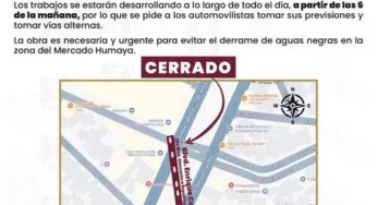 SECRETARÍA DE SEGURIDAD ESTARÁ APOYANDO DURANTE EL CIERRE DE VIALIDAD POR TRABAJOS DE JAPAC