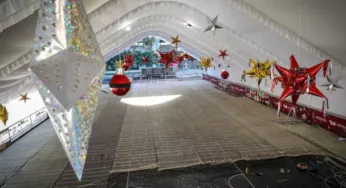 SE INAUGURA LA PISTA DE HIELO EN EL PALACIO DE GOBIERNO EN CULIACÁN